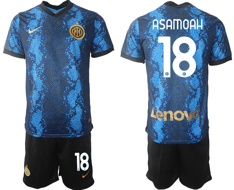 Men 2021-2022 Club Inter Milan home blue #18 Nike Soccer Jersey